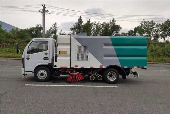 รถบรรทุกสุขาภิบาลเทศบาลดีเซล 4x2 130 HP ฐานล้อ 3300mm รถกวาดถนน