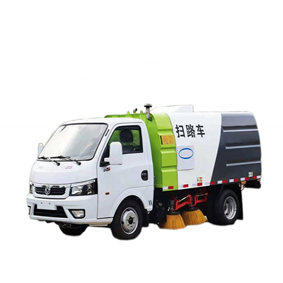 รถบรรทุกสุขาภิบาลเทศบาล 4x2 ล้อเบนซิน 113hp รถกวาดถนนขนาดเล็ก
