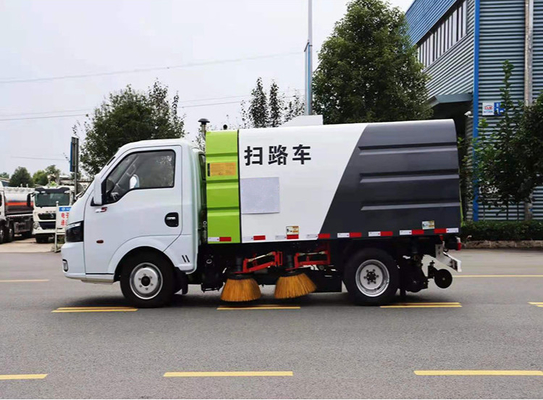 รถบรรทุกสุขาภิบาลเทศบาล 4x2 ล้อเบนซิน 113hp รถกวาดถนนขนาดเล็ก