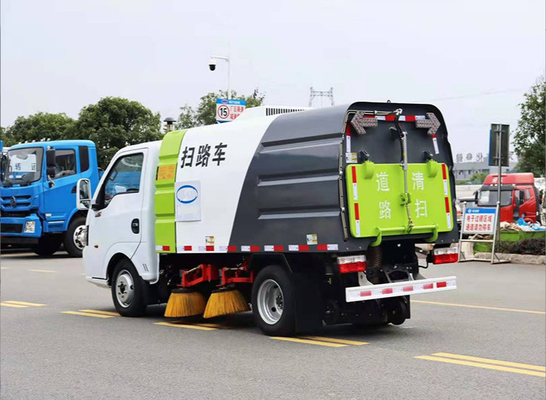 รถบรรทุกสุขาภิบาลเทศบาล 4x2 ล้อเบนซิน 113hp รถกวาดถนนขนาดเล็ก