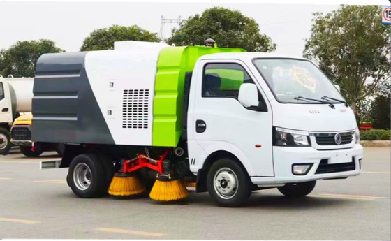รถบรรทุกสุขาภิบาลเทศบาล 4x2 ล้อเบนซิน 113hp รถกวาดถนนขนาดเล็ก