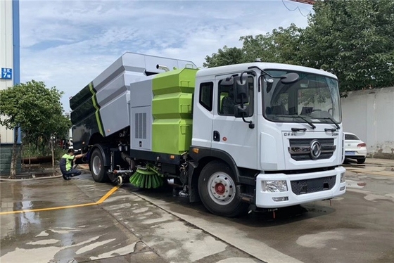 ทำความสะอาด Sweeper Municipal รถบรรทุกสุขาภิบาล เครื่องยนต์ดีเซล 4x2 8m 200 HP