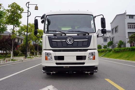 16 CBM ฐานล้อรถบรรทุกสุขาภิบาล 5000mm 210 HP Sweeper Cleaning Truck