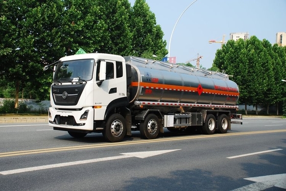 DONGFENG เครื่องยนต์ดีเซลรถบรรทุกขนส่ง 8x4 27 cbm 400 HP GVW 32000KG