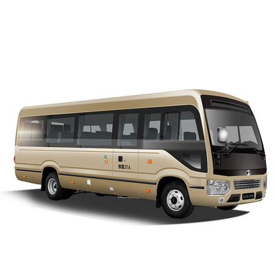 Euro 2 4 5 6 ดีเซล Coach Commuter Bus 154 HP 4400mm เกียร์ธรรมดา