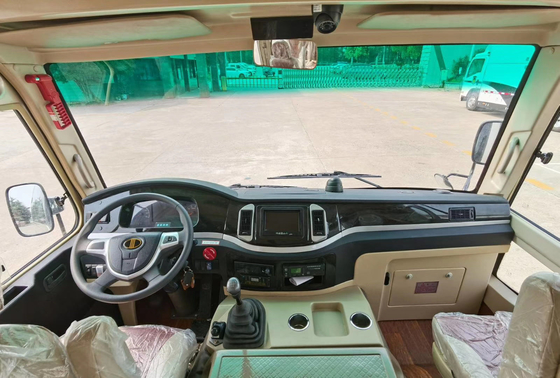 Euro 2 4 5 6 ดีเซล Coach Commuter Bus 154 HP 4400mm เกียร์ธรรมดา