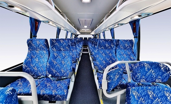 Pure Electric Transit Bus Coach 24 - 36 ที่นั่งระบบตรวจสอบแบตเตอรี่อัจฉริยะ