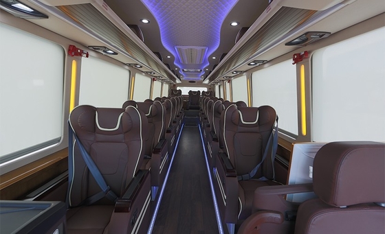 Golden Dragon Diesel Luxury Coach Bus 220 HP 8m 10 - 34 ที่นั่ง Team Travel Bus
