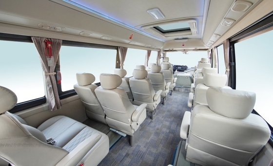 รถไฟเหาะสุดหรูเบาะหนัง 7m 150hp เครื่องยนต์ดีเซลไฟหน้า LED