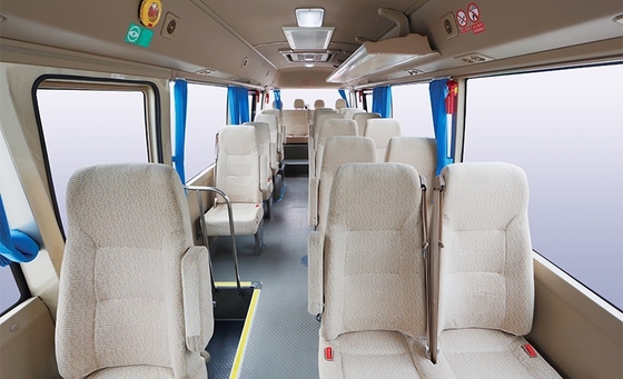 ไมล์ 375km Pure Electric Bus พวงมาลัยซ้าย EV Luxury Coach Bus