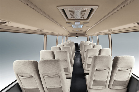 33 ที่นั่ง EV Coaster Bus 8m Electric Coach Commuter Bus เกียร์อัตโนมัติ