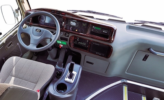 33 ที่นั่ง EV Coaster Bus 8m Electric Coach Commuter Bus เกียร์อัตโนมัติ