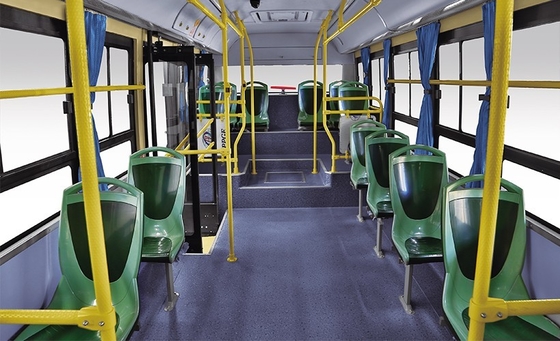 Pure Electric New Energy Bus 24 ที่นั่ง Special Axle 69 km/h City Shuttle Bus