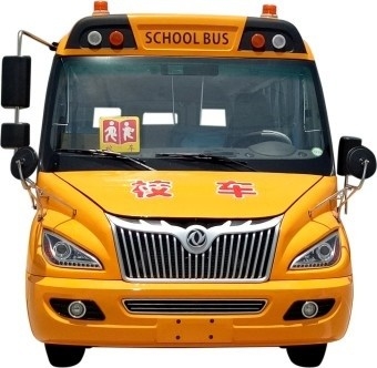 รถโรงเรียนประถมเด็ก 6m WEICHAI ดีเซล 120hp Standard ABS Yellow Shuttle Bus