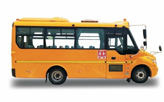 6.5m 80km/h School Yellow Shuttle Bus 24 - 32 ที่นั่ง 115hp Diesel Power
