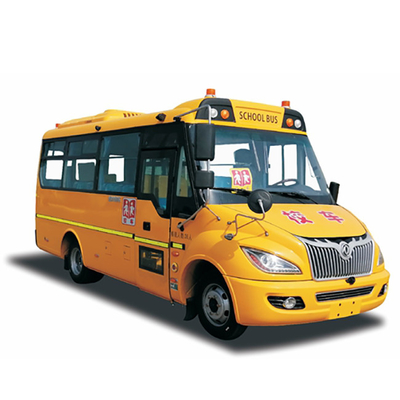 6.5m 80km/h School Yellow Shuttle Bus 24 - 32 ที่นั่ง 115hp Diesel Power