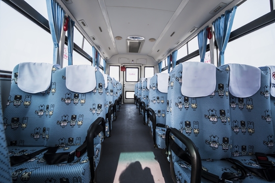 6.5m 80km/h School Yellow Shuttle Bus 24 - 32 ที่นั่ง 115hp Diesel Power