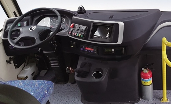นักเรียน 130hp Yellow School Bus การขนส่ง 7m 24 - 41 ที่นั่งเครื่องยนต์ดีเซล
