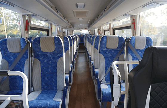 รถโดยสารประจำทางไฟฟ้าของเมืองที่คล่องตัว 56 ที่นั่ง EV พลังงานใหม่