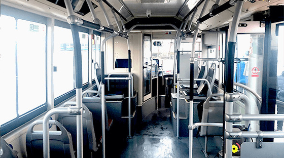 8.5m EV Public City Pass Bus ซ้ายพวงมาลัย 16 - 26 ที่นั่ง 150 - 200km Mileage