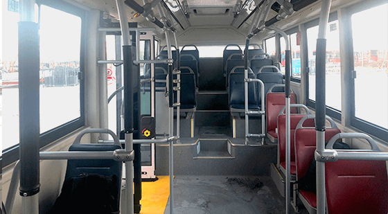 8.5m EV Public City Pass Bus ซ้ายพวงมาลัย 16 - 26 ที่นั่ง 150 - 200km Mileage