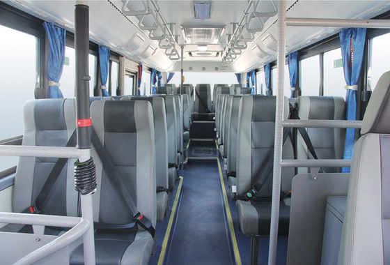 New Energy Pure Electric Coach Bus 69km/h 15 - 32 Seats 200 - 270KM Mileage